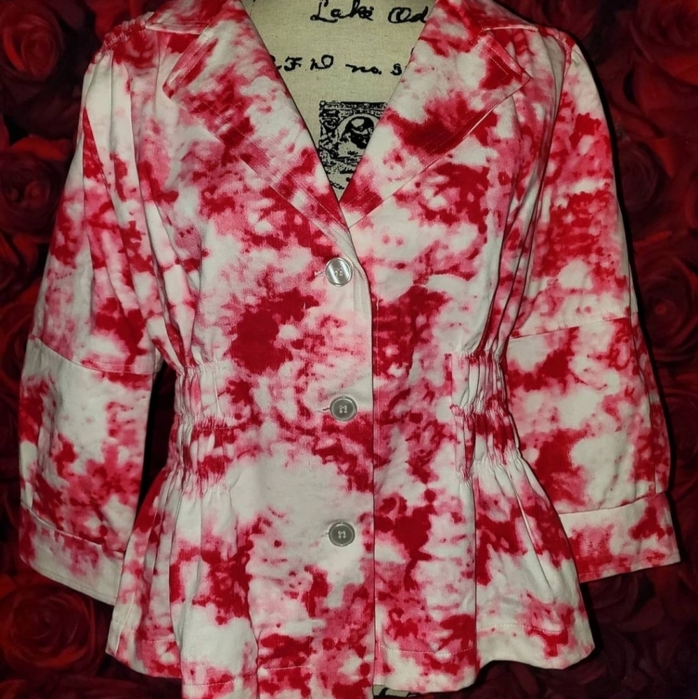 Oso Casuals Boho Chic 3/4 Sleeve Jacket